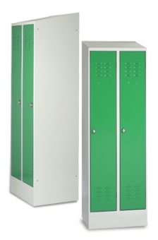 Garderobenschrank mit Schrägdach 5-abteilig 