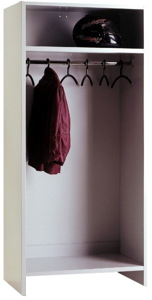 offene Garderobenschrank - 20 Personen 